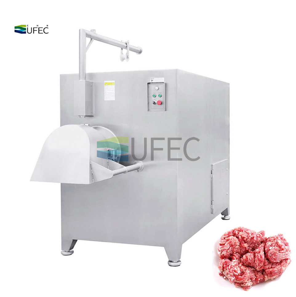 Grande machine industrielle de hachoir à viande congelée d'acier inoxydable/machine de hachoir à viande